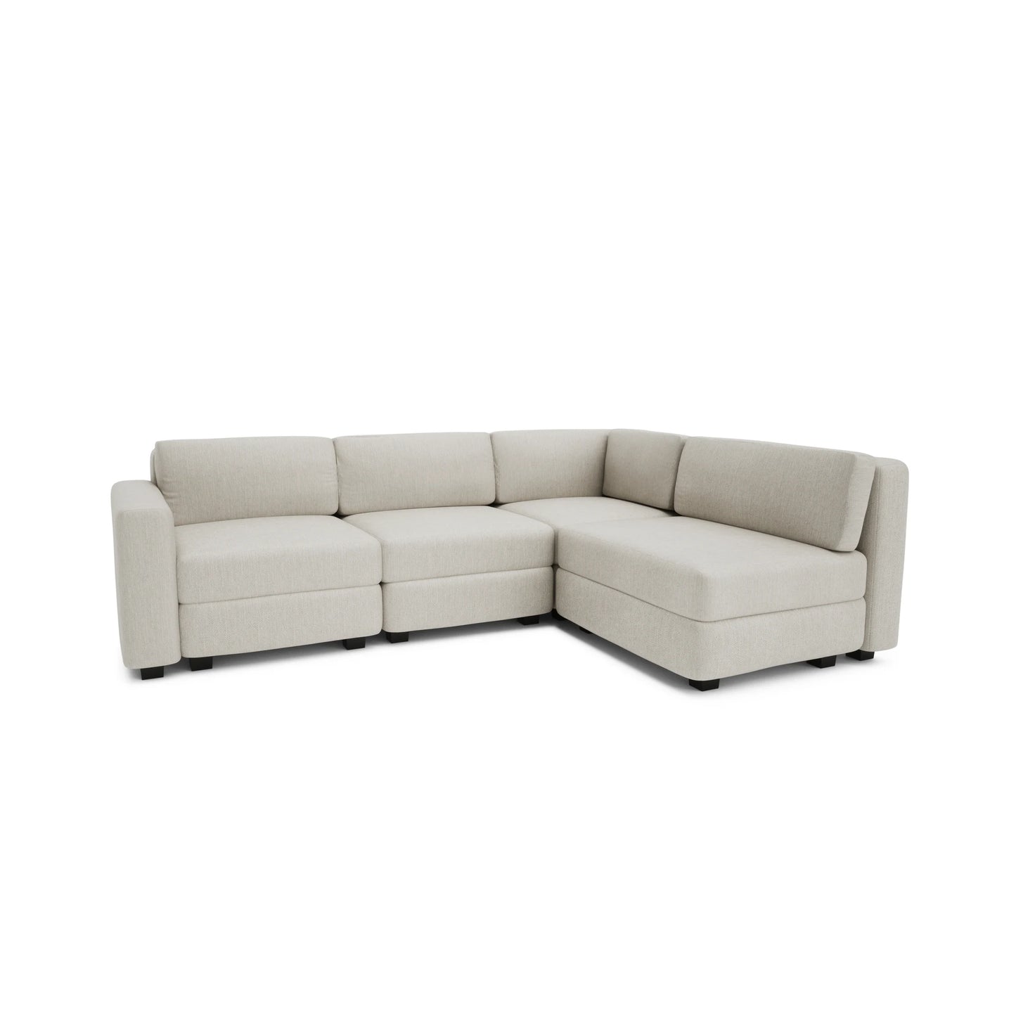 4-Seater Corner Modular Sofa GRACIA - Cream Beige