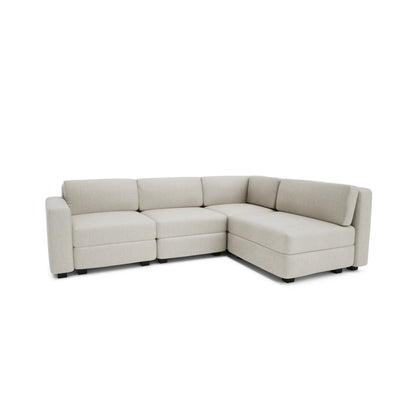 4-Seater Corner Modular Sofa GRACIA - Cream Beige