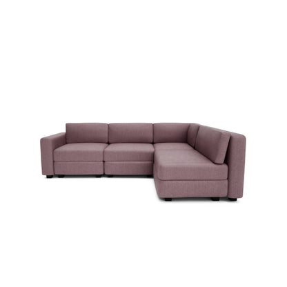 4-Seater Corner Modular Sofa GRACIA - Dusty Pink