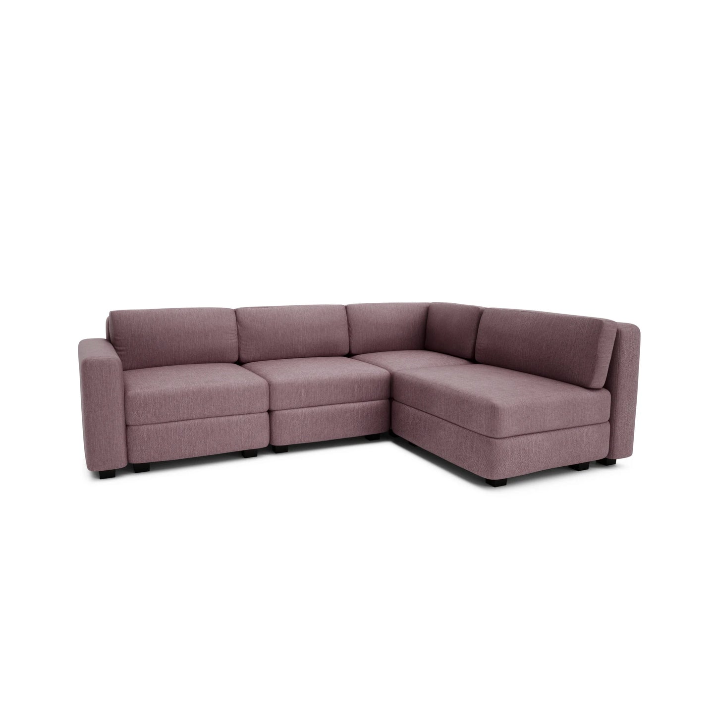4-Seater Corner Modular Sofa GRACIA - Dusty Pink
