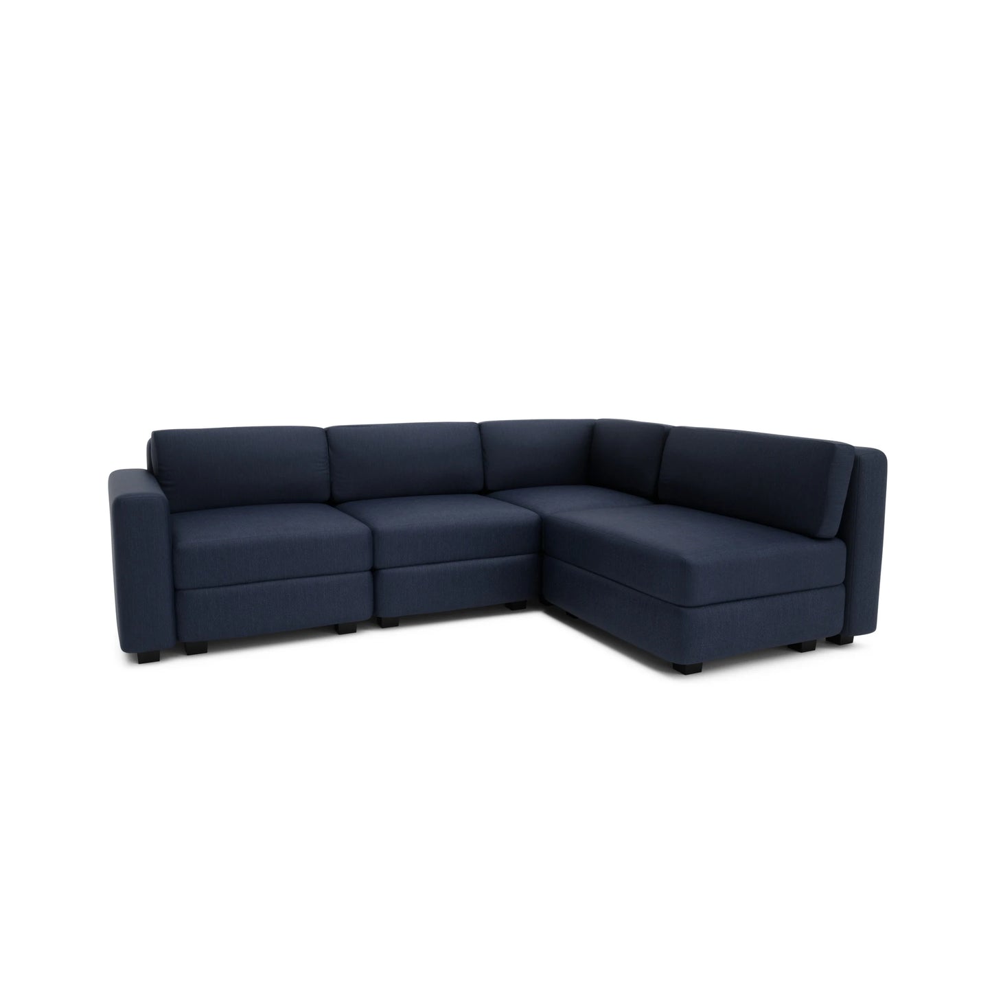 4-Seater Corner Modular Sofa GRACIA - Dark Blue