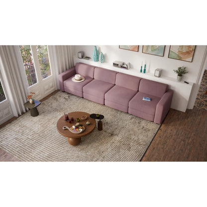 4-Seater Modular Sofa GRACIA - Dusty Pink