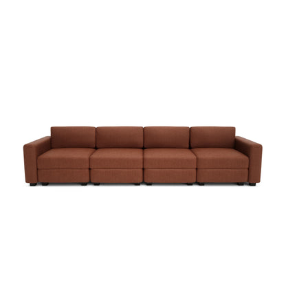 4-Seater Modular Sofa GRACIA - Terracotta
