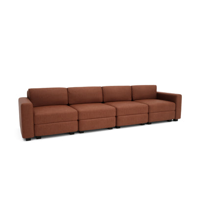4-Seater Modular Sofa GRACIA - Terracotta