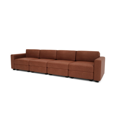 4-Seater Modular Sofa GRACIA - Terracotta
