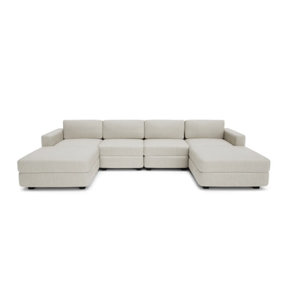 Modular Sofa GRACIA - U-shaped 180 x 320 x 180 cm - Cream Beige