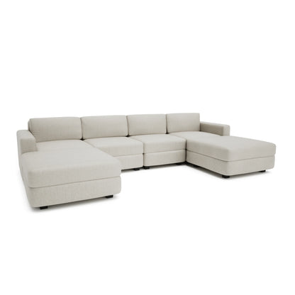 Modular Sofa GRACIA - U-shaped 180 x 320 x 180 cm - Cream Beige
