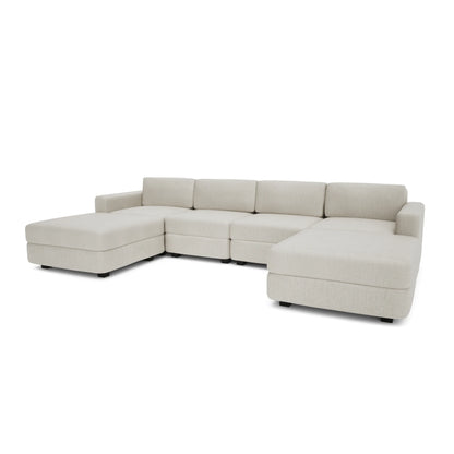 Modular Sofa GRACIA - U-shaped 180 x 320 x 180 cm - Cream Beige