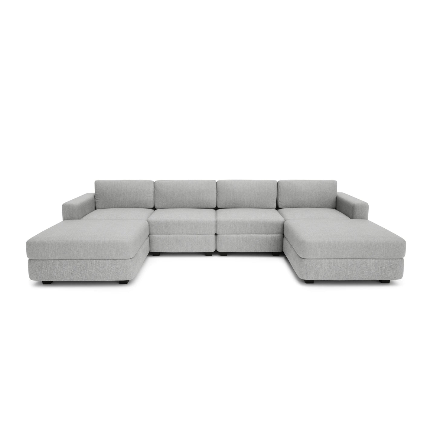 Modular Sofa GRACIA - U-shaped 180 x 320 x 180 cm - Grey