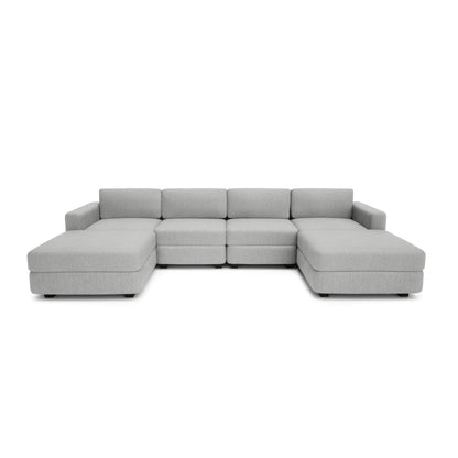 Modular Sofa GRACIA - U-shaped 180 x 320 x 180 cm - Grey