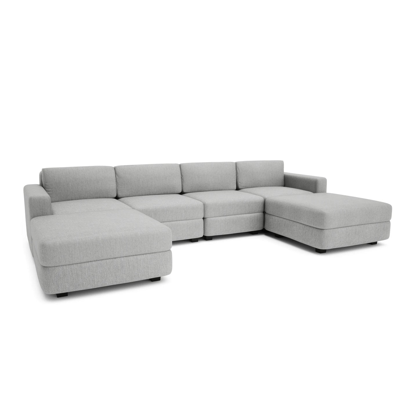 Modular Sofa GRACIA - U-shaped 180 x 320 x 180 cm - Grey