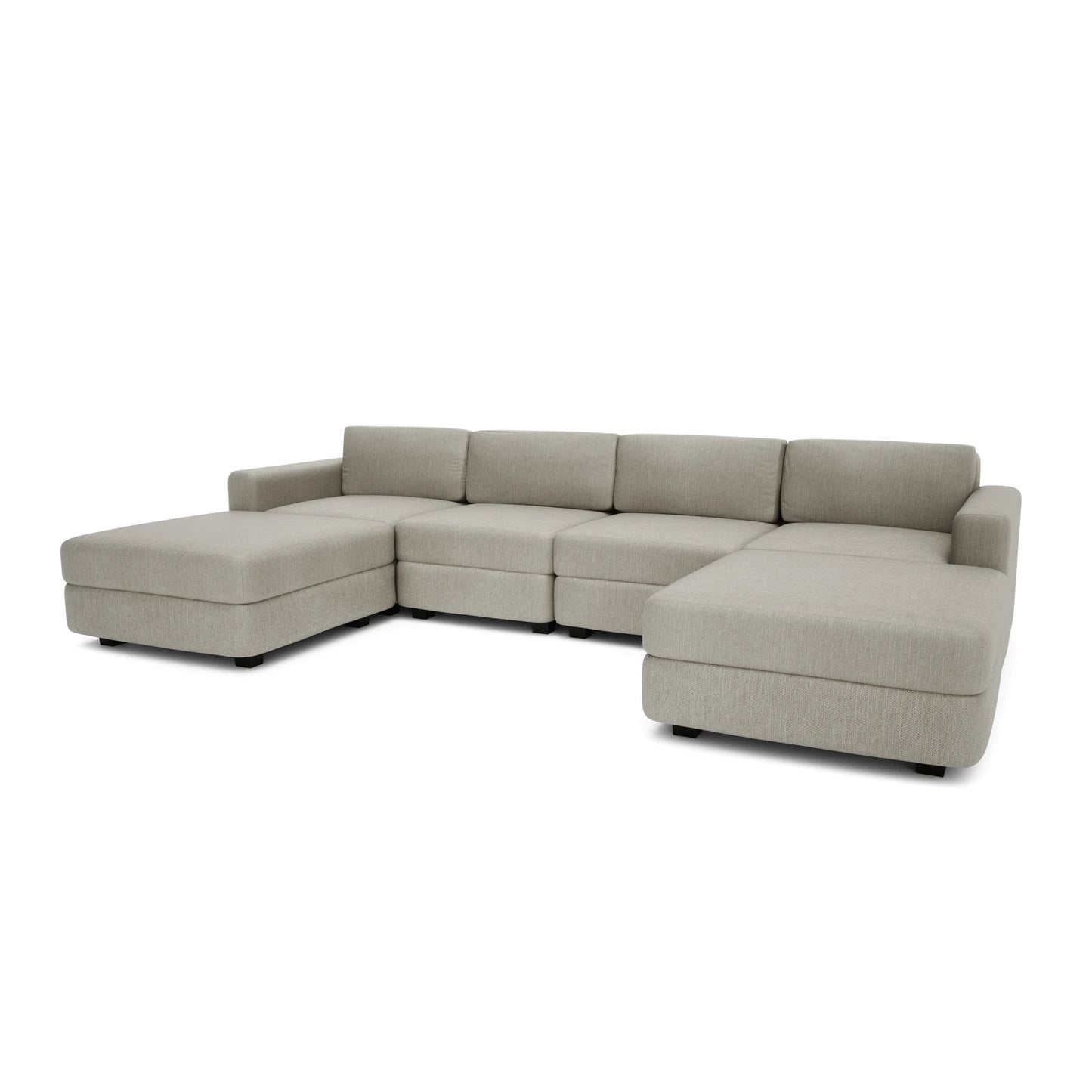 Modular Sofa GRACIA - U-shaped 180 x 320 x 180 cm - Beige Grey
