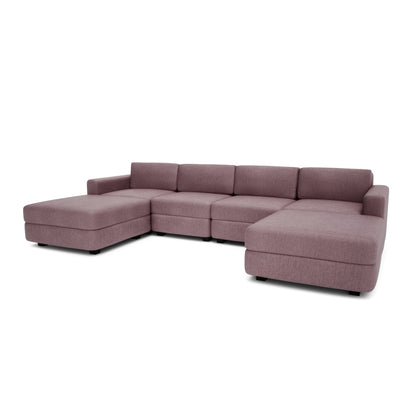Modular Sofa GRACIA - U-shaped 180 x 320 x 180 cm - Dusty Pink