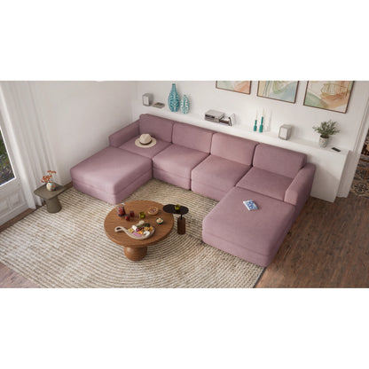 Modular Sofa GRACIA - U-shaped 180 x 320 x 180 cm - Dusty Pink