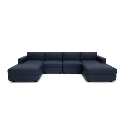 Modular Sofa GRACIA - U-shaped 180 x 320 x 180 cm - Dark Blue