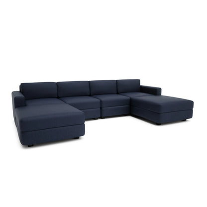 Modular Sofa GRACIA - U-shaped 180 x 320 x 180 cm - Dark Blue