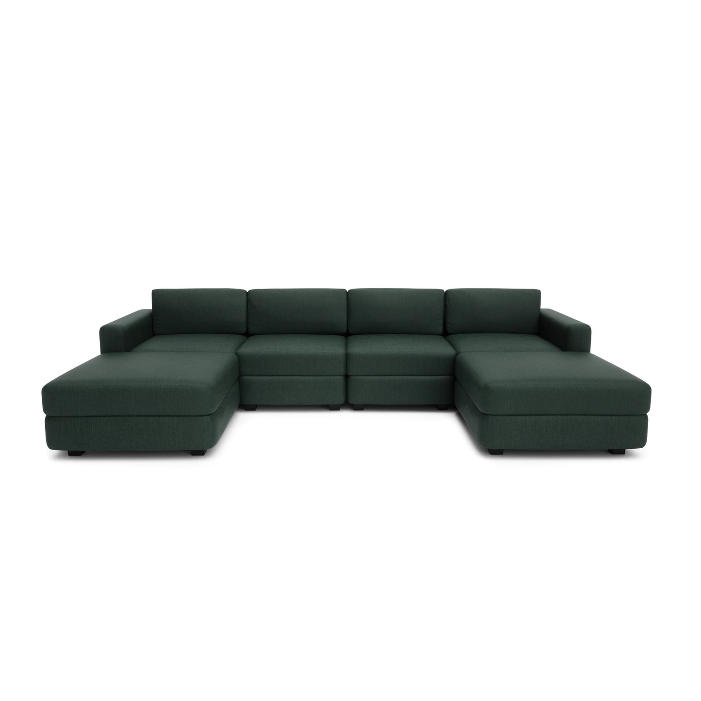 Modular Sofa GRACIA - U-shaped 180 x 320 x 180 cm - Green