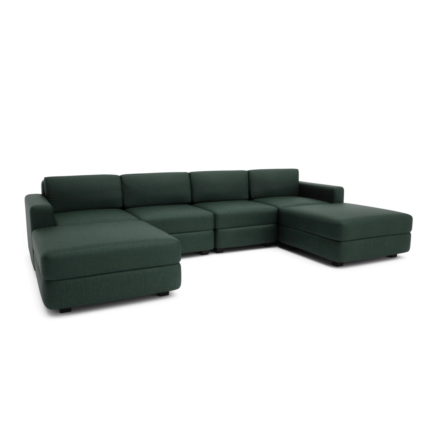 Modular Sofa GRACIA - U-shaped 180 x 320 x 180 cm - Green