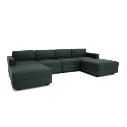 Modular Sofa GRACIA - U-shaped 180 x 320 x 180 cm - Green