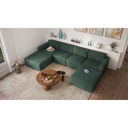 Modular Sofa GRACIA - U-shaped 180 x 320 x 180 cm - Green