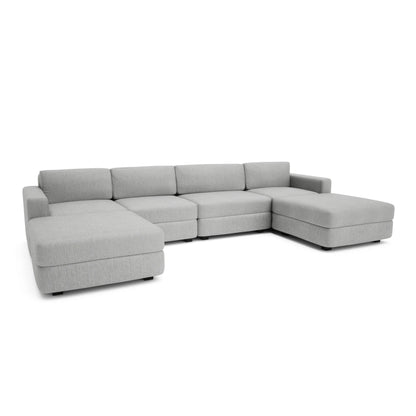 Modular Sofa GRACIA - U-shaped 180 x 340 x 180 cm - Grey