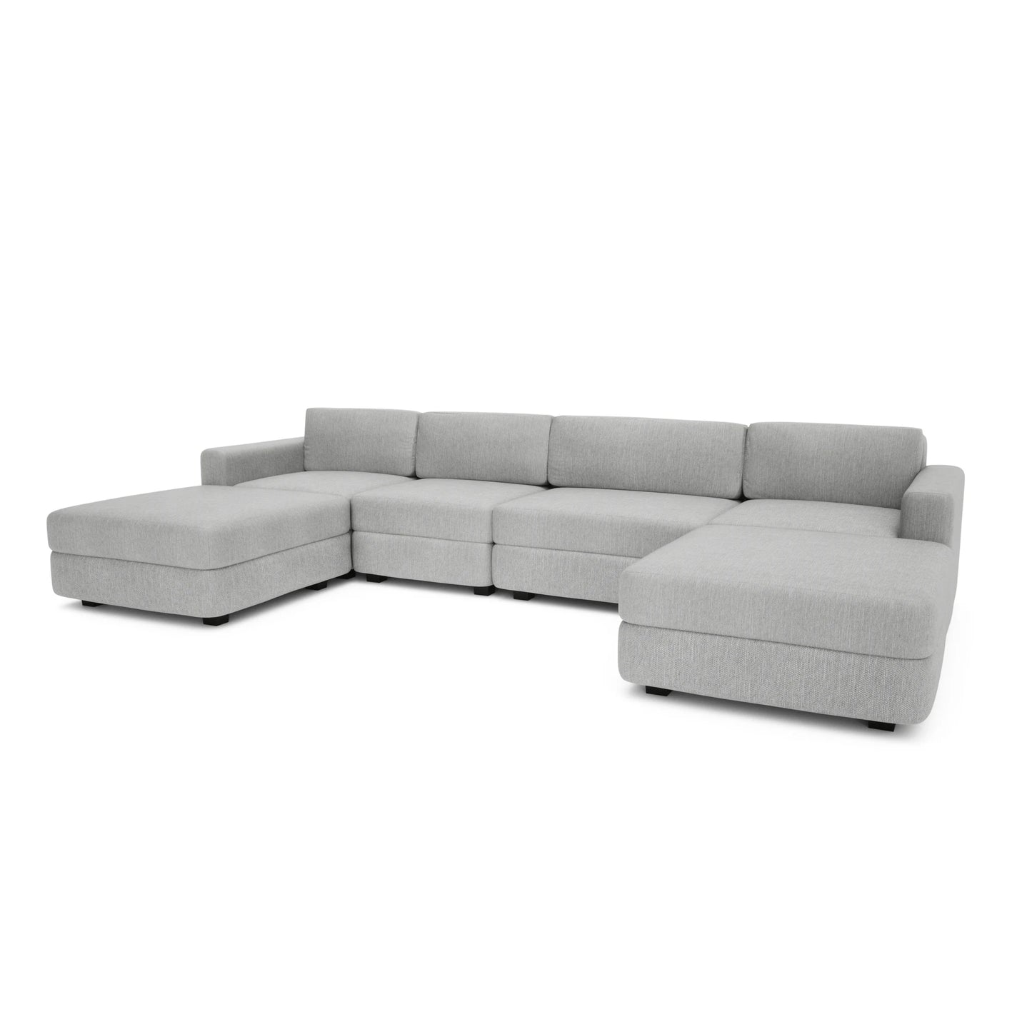 Modular Sofa GRACIA - U-shaped 180 x 340 x 180 cm - Grey