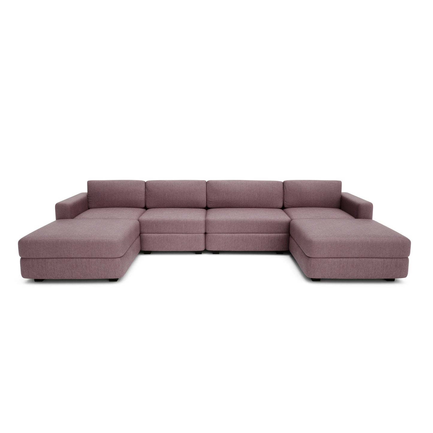 Modular Sofa GRACIA - U-shaped 180 x 340 x 180 cm - Dusty Pink
