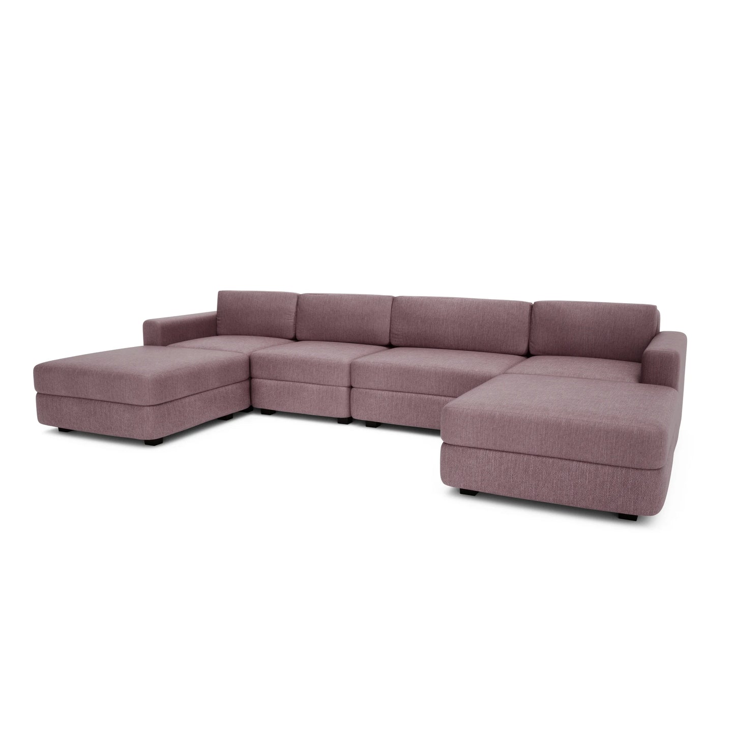 Modular Sofa GRACIA - U-shaped 180 x 340 x 180 cm - Dusty Pink
