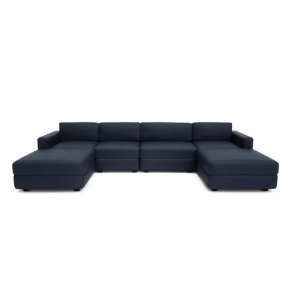 Modular Sofa GRACIA - U-shaped 180 x 340 x 180 cm - Dark Blue
