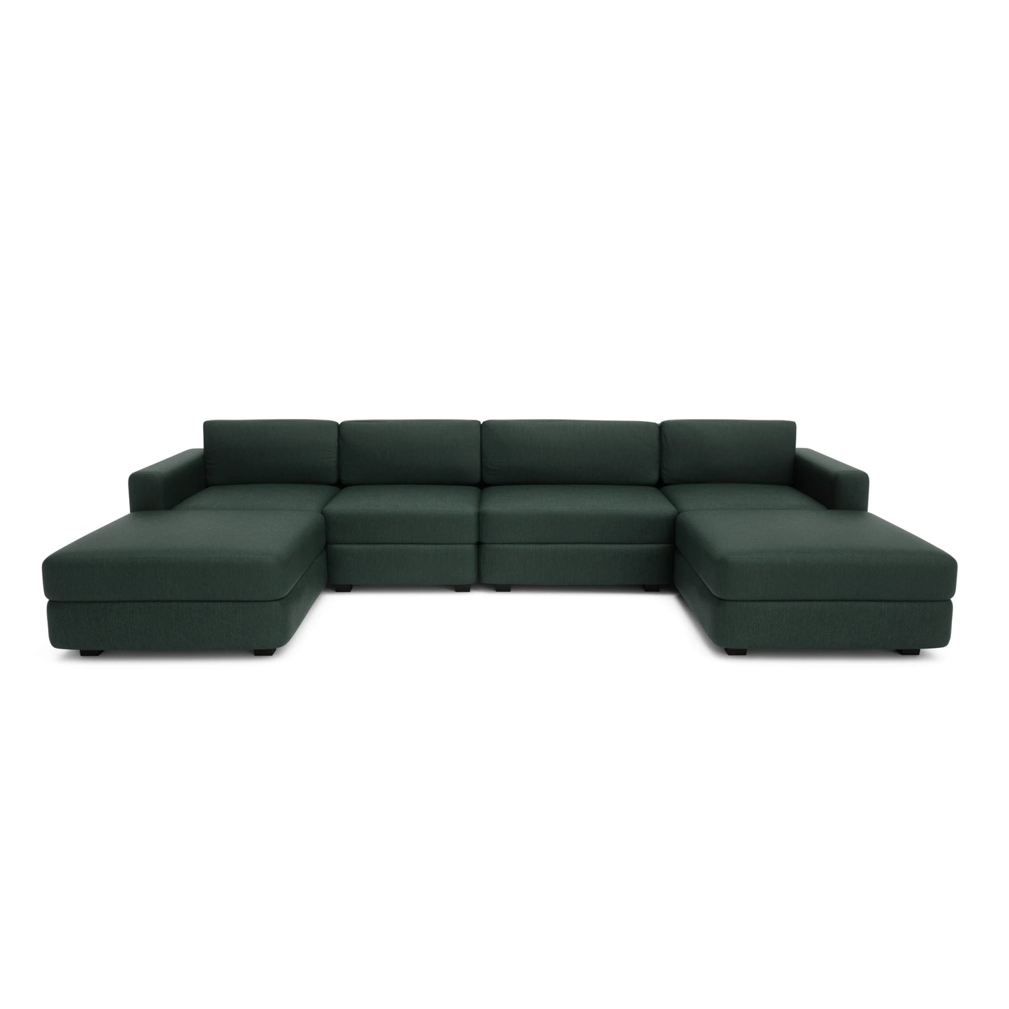 Modular Sofa GRACIA - U-shaped 180 x 340 x 180 cm - Green