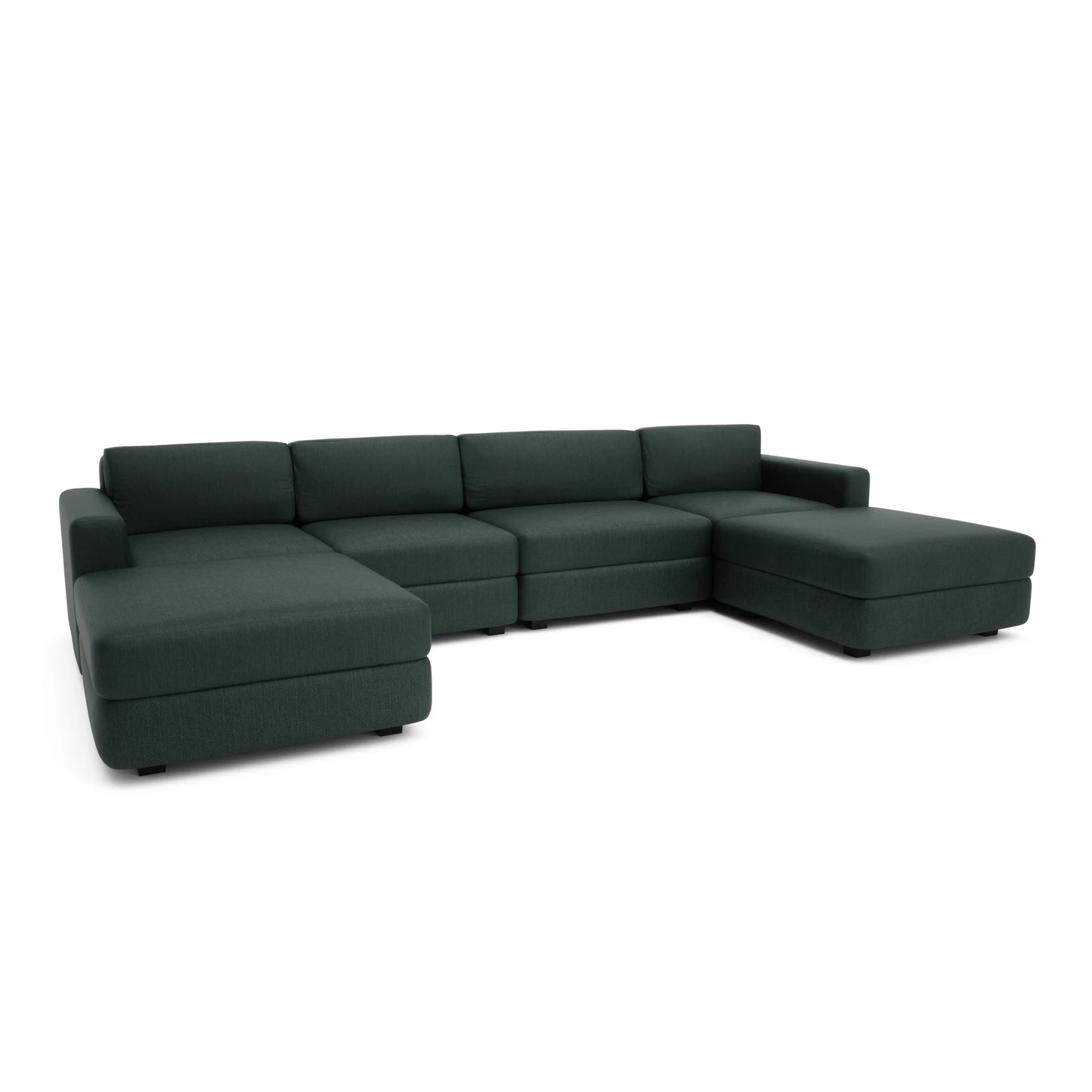 Modular Sofa GRACIA - U-shaped 180 x 340 x 180 cm - Green