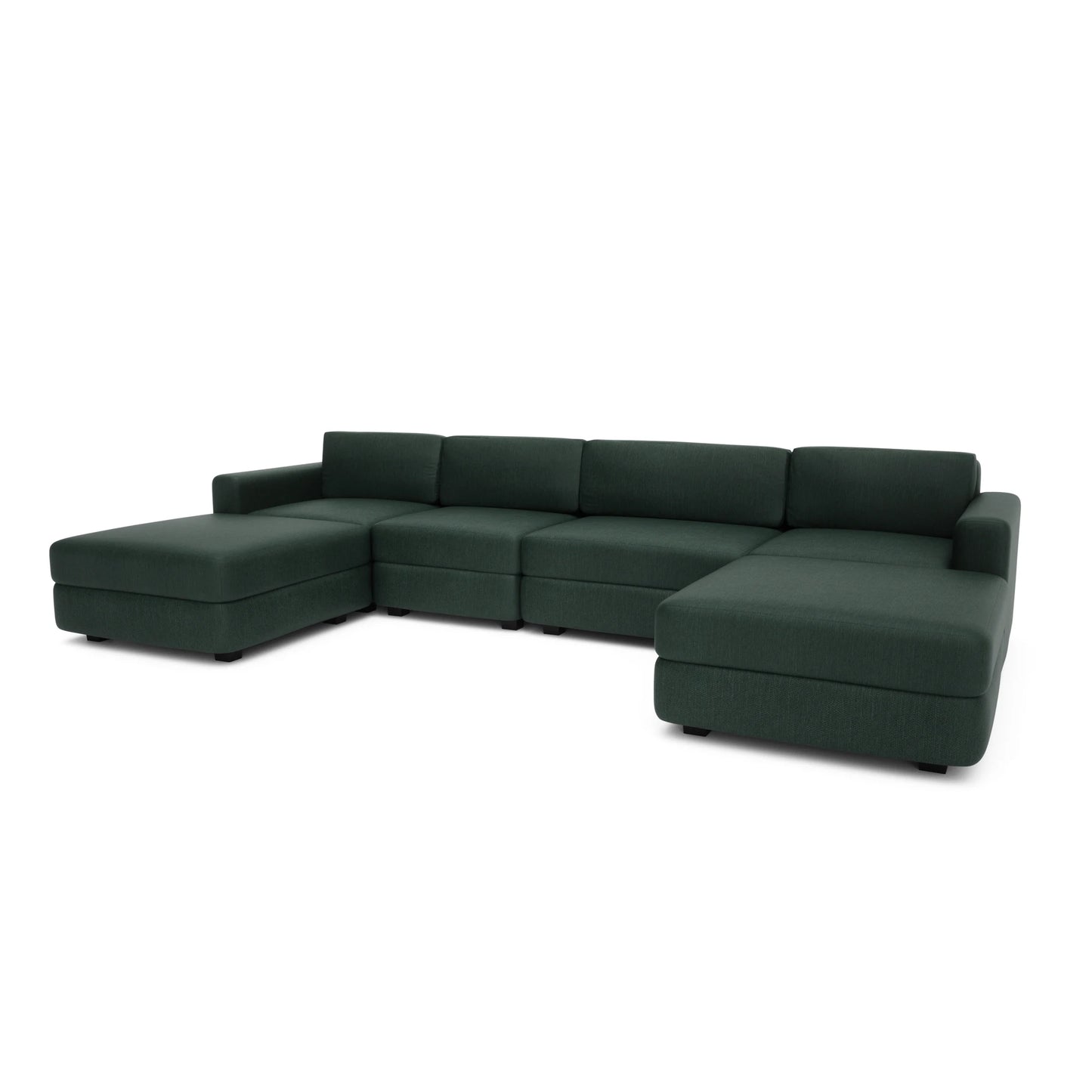 Modular Sofa GRACIA - U-shaped 180 x 340 x 180 cm - Green