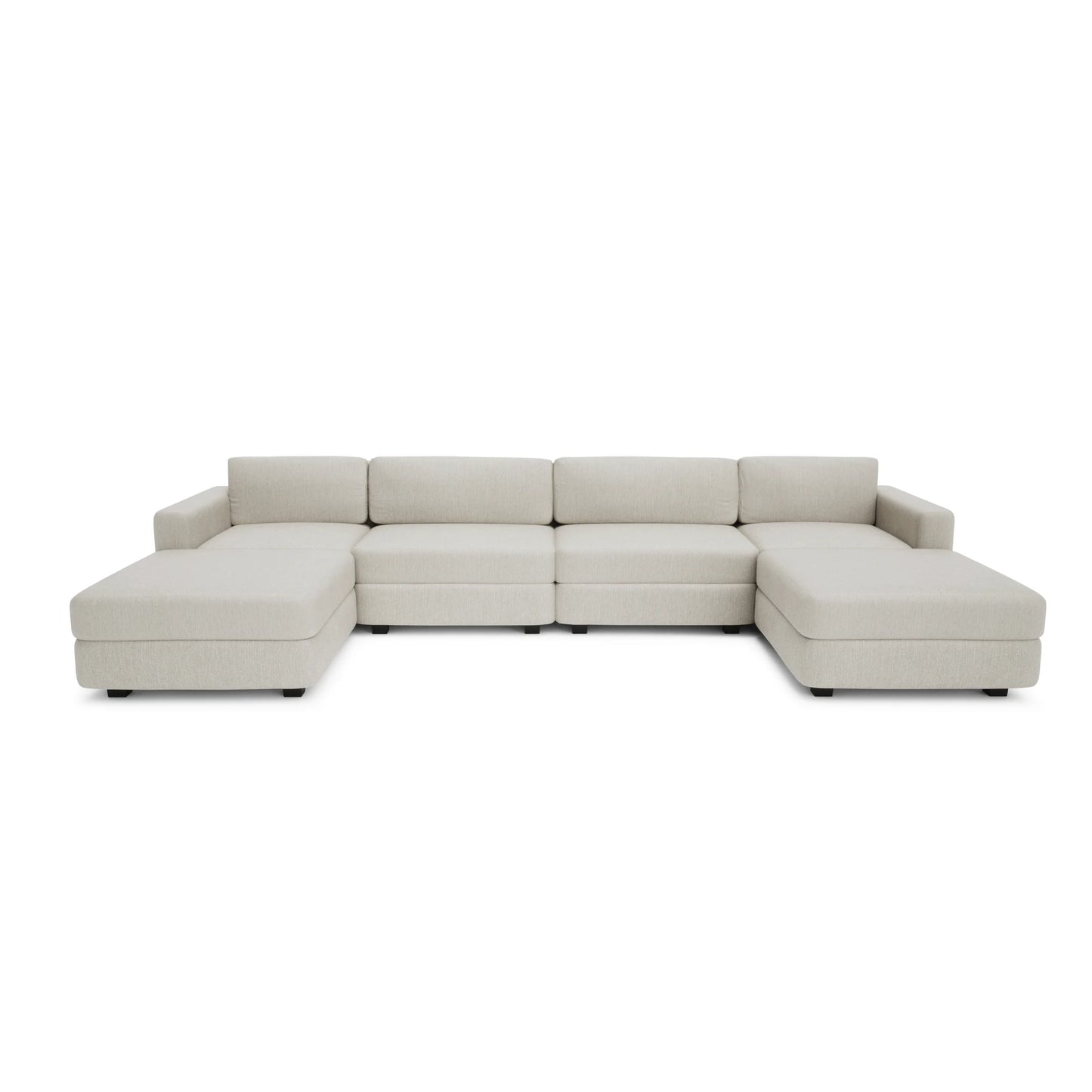 Modular Sofa GRACIA - U-shaped 180 x 360 x 180 cm - Cream Beige