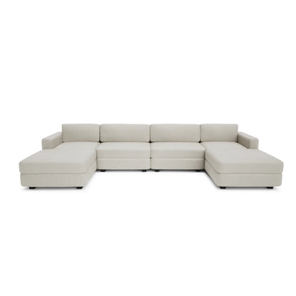 Modular Sofa GRACIA - U-shaped 180 x 360 x 180 cm - Cream Beige