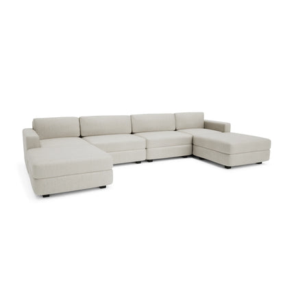 Modular Sofa GRACIA - U-shaped 180 x 360 x 180 cm - Cream Beige