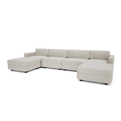 Modular Sofa GRACIA - U-shaped 180 x 360 x 180 cm - Cream Beige