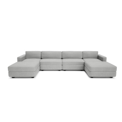 Modular Sofa GRACIA - U-shaped 180 x 360 x 180 cm - Grey