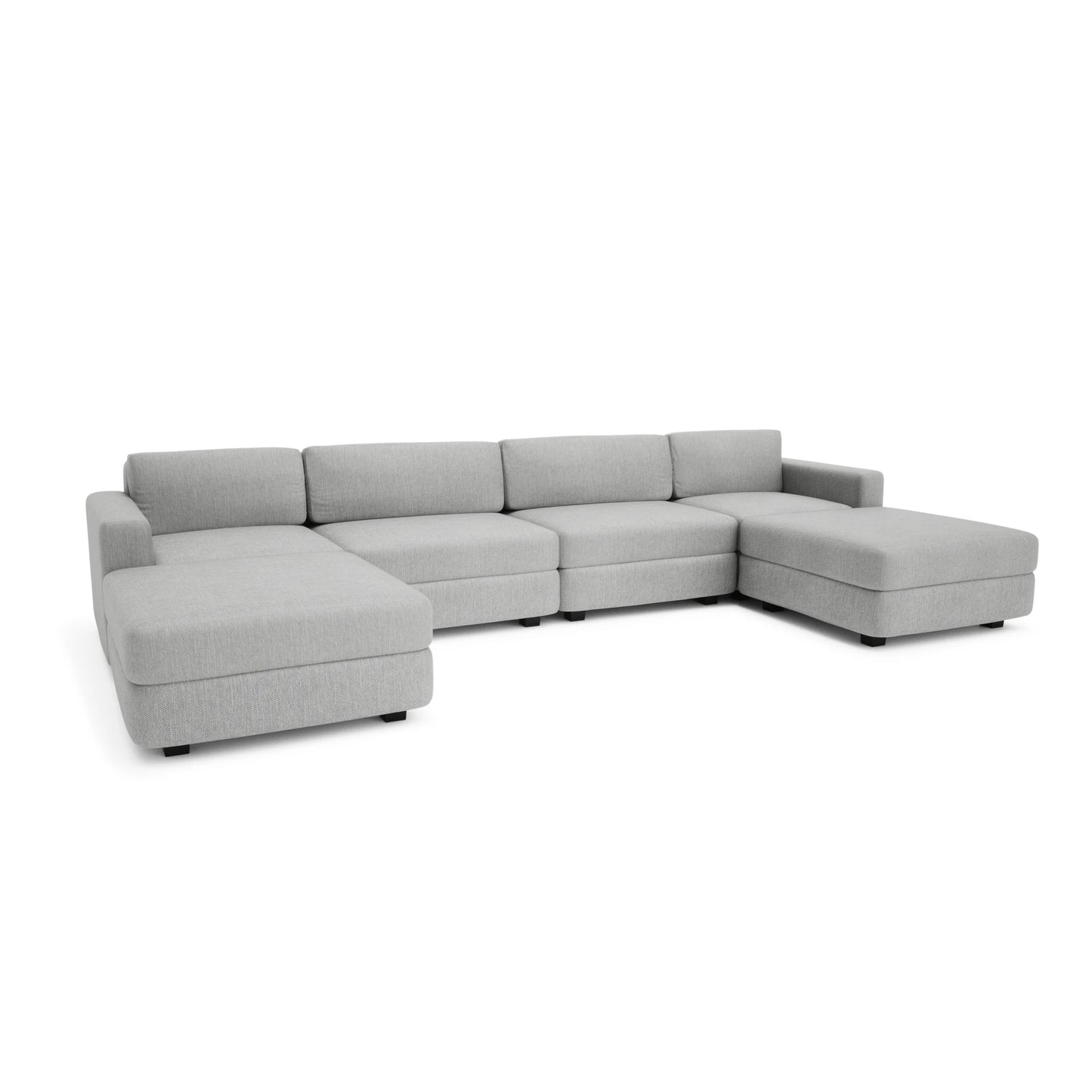 Modular Sofa GRACIA - U-shaped 180 x 360 x 180 cm - Grey