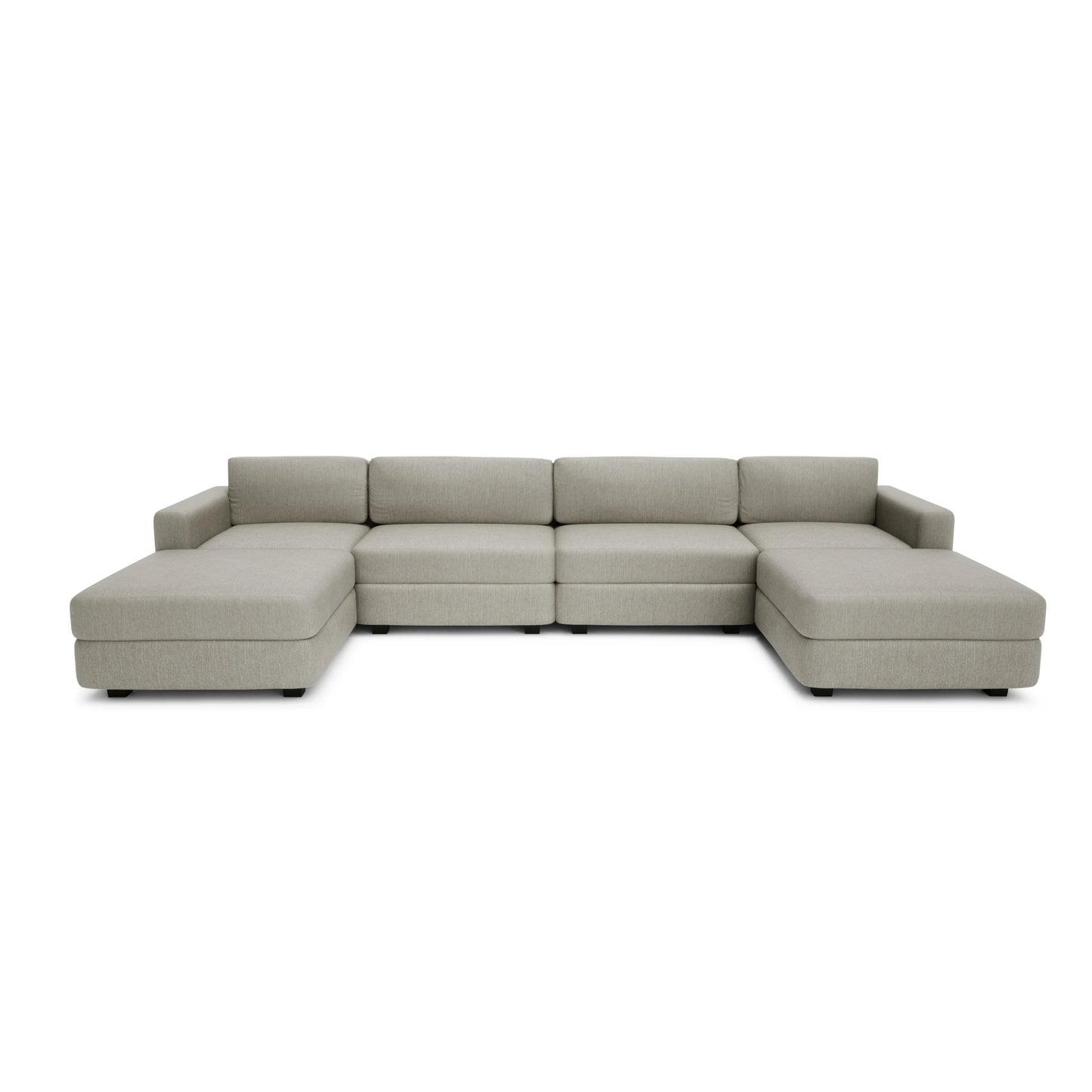 Modular Sofa GRACIA - U-shaped 180 x 360 x 180 cm - Beige Grey