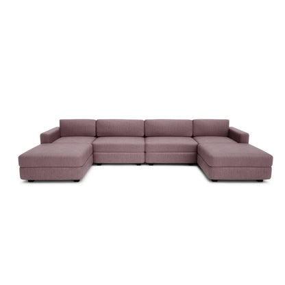 Modular Sofa GRACIA - U-shaped 180 x 360 x 180 cm - Dusty Pink