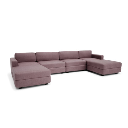 Modular Sofa GRACIA - U-shaped 180 x 360 x 180 cm - Dusty Pink