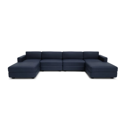 Modular Sofa GRACIA - U-shaped 180 x 360 x 180 cm - Dark Blue