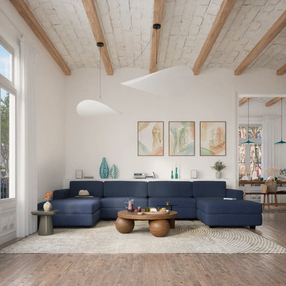 Modular Sofa GRACIA - U-shaped 180 x 360 x 180 cm - Dark Blue