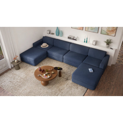 Modular Sofa GRACIA - U-shaped 180 x 360 x 180 cm - Dark Blue