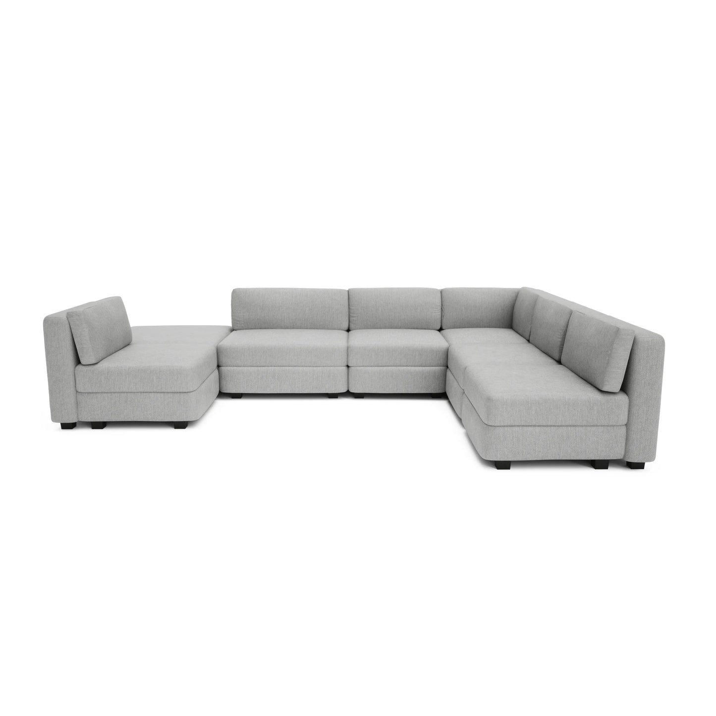Modular Sofa GRACIA - U-shaped 160 x 340 x 230 cm - Grey