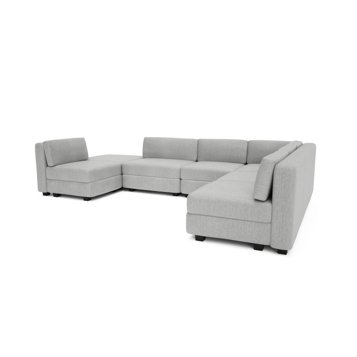 Modular Sofa GRACIA - U-shaped 160 x 340 x 230 cm - Grey