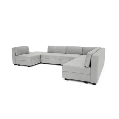 Modular Sofa GRACIA - U-shaped 160 x 340 x 230 cm - Grey