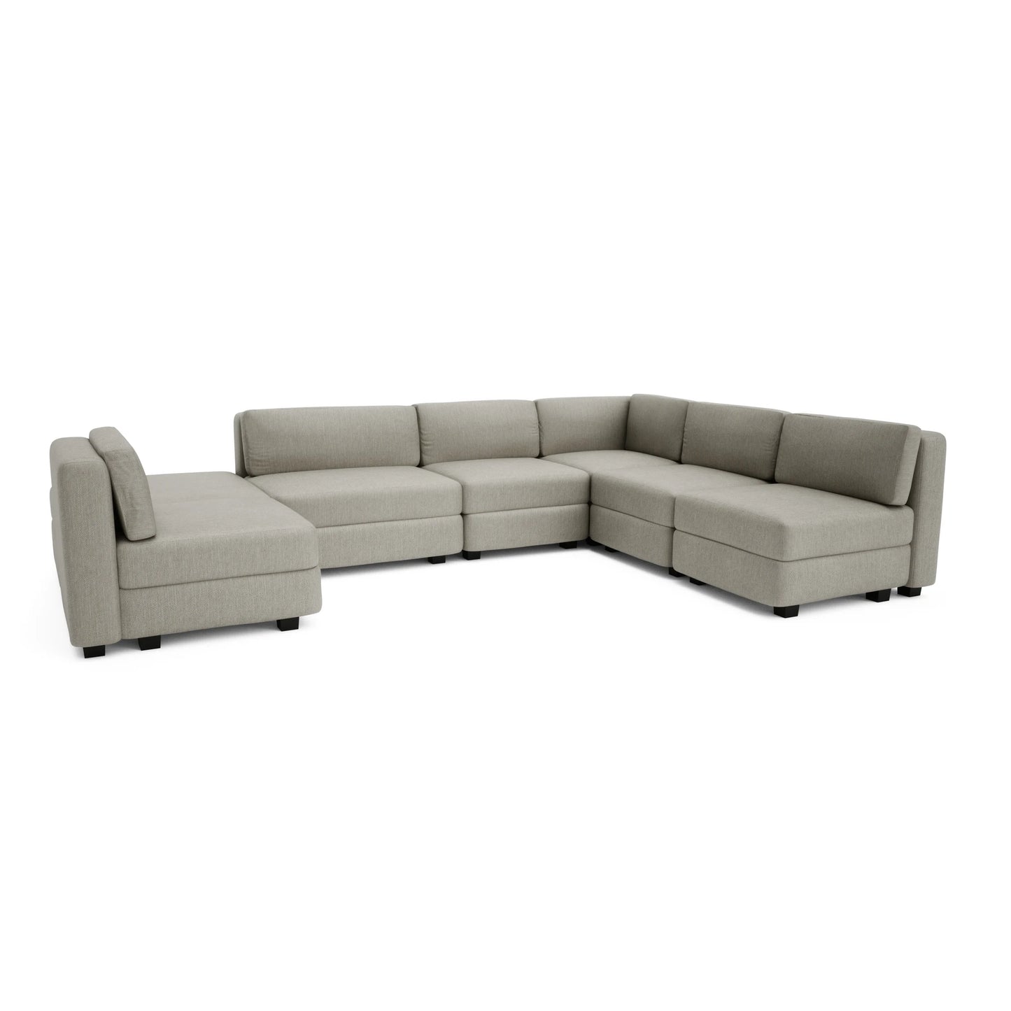 Modular Sofa GRACIA - U-shaped 160 x 340 x 230 cm - Beige Grey