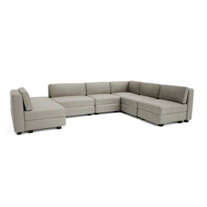 Modular Sofa GRACIA - U-shaped 160 x 340 x 230 cm - Beige Grey