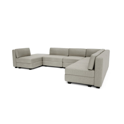 Modular Sofa GRACIA - U-shaped 160 x 340 x 230 cm - Beige Grey